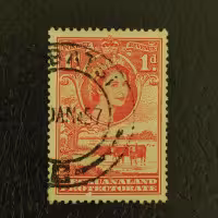 Selo Bechuanalândia, Mi.GB-BE 130 (SG GB-BE 144), Usado #