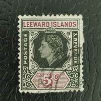 Známka Závětrné ostrovy, Mi.GB-LW 122 (SG GB-LW 131)#, 10Sh