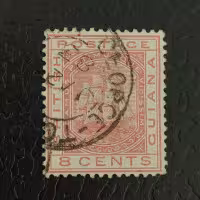 Selo Guiana Britânica, Mi.36 (SG 130), Usado #