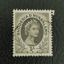 Známka Rhodesie a Nyasaland, SG9 (Mi. 10)#, 1 s