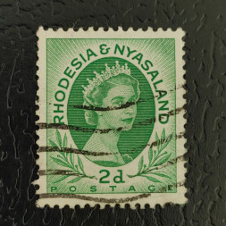 Selo Rodésia e Niassalândia, SG3 (Mi. 3), Usado #, 2 d