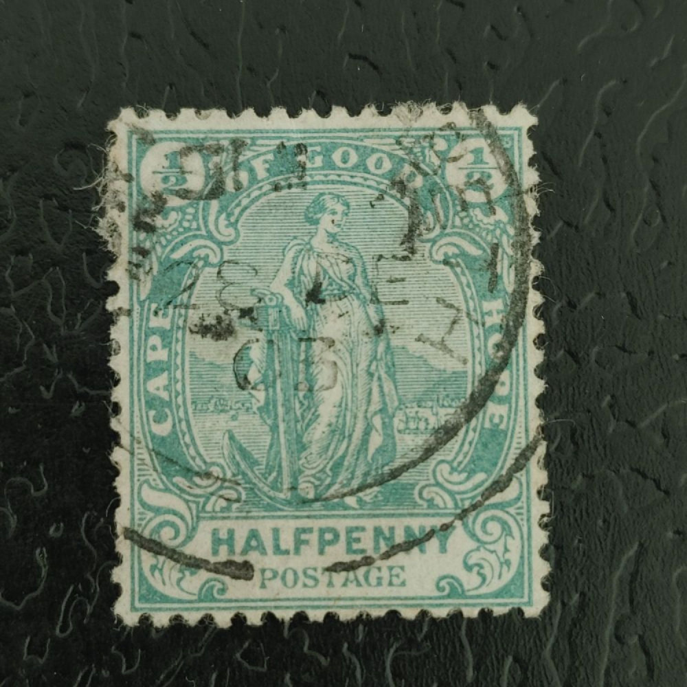 Sello Cabo de Buena Esperanza, SG58 (Mi. 50), Usado #, 1/2 d