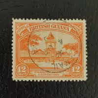 Selo Guiana Britânica, Mi.161A (SG 293), Usado #