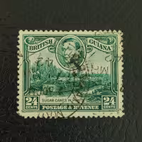 Selo Guiana Britânica, Mi.180X (SG 312), Usado #