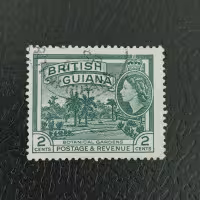 Selo Guiana Britânica, Mi.200 (SG 332), Usado #