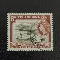 Selo Guiana Britânica, Mi.201 (SG 333), Usado #