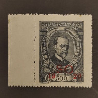 Briefmarke Tschechoslowakie, 500h, Mi.26* 