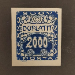 Známka ČSR, 2000h, Pof.DL14* 