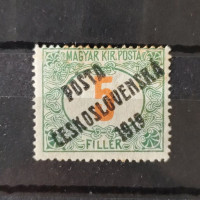 Známka ČSR PČ 1919 , 5f, Pof.133*, II. typ přetisku 