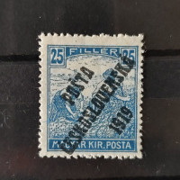 Známka ČSR PČ 1919 , 25f, Pof.108*, III. typ přetisku 
