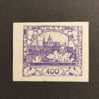 Stamp Czechoslovakia, 400h, Mi.10, MH* 