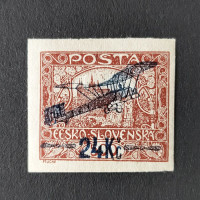 Stamp Czechoslovakia, 24 Kč / 500h, Mi.193, MH* 