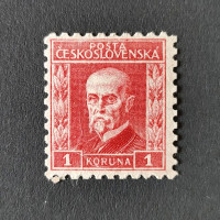 Známka ČSR, 1 Kč, Pof.200*, V. typ 