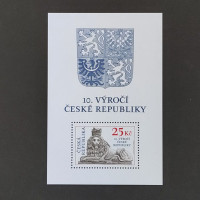 Block Tschechische Republik, 25 Kč, Mi.BL18C(*) 