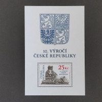 Block Tschechische Republik, 25 Kč, Mi.BL18C(*) 