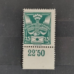 Známka ČSR, Pof.149**, typ II, 25h