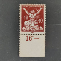 Briefmarke Tschechoslowakie, Mi.173*, 40h