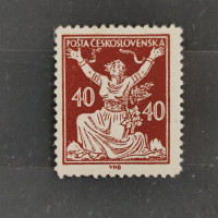 Briefmarke Tschechoslowakie, Mi.173**, 40h