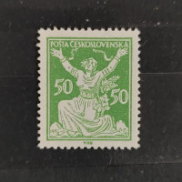 Briefmarke Tschechoslowakie, Mi.175**, 50h