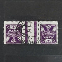 Tête-bêche pair Czechoslovakia, Mi.163, Used #, 5h