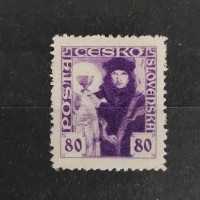 Stamp Czechoslovakia, Mi.181, MH, 80h