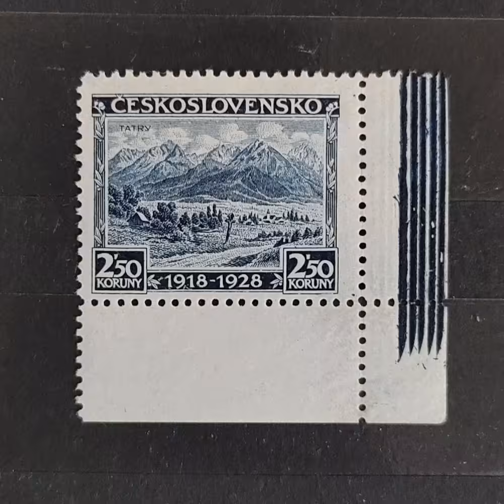Stamp Czechoslovakia, Mi.274, MH, 2,50 Kč