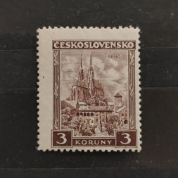 Briefmarke Tschechoslowakie, Mi.291*, 3 Kč
