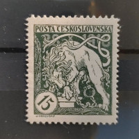 Známka ČSR, Mi.34Ba (Pof. 27B)**, 15h