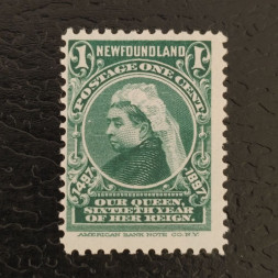 Známka Newfoundland, Mi.44 (SG 66)**