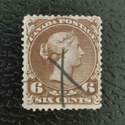 Známka Kanada, Mi.22ax (SG 59)# Známka Kanada, Mi.22ax (SG 59)#