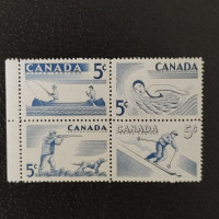 Block of stamps Canada, Mi.312 (SG 491), MNH