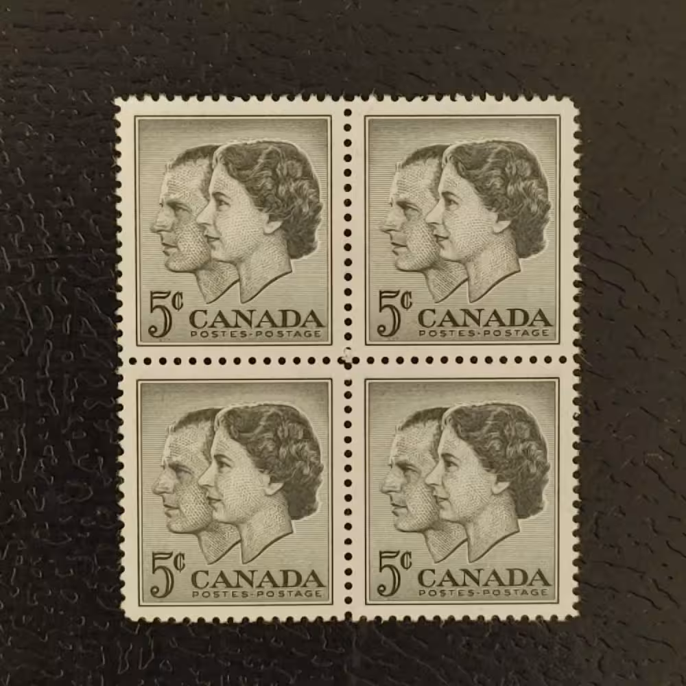 Čtyřblok Kanada, Mi.321 (SG 500)**