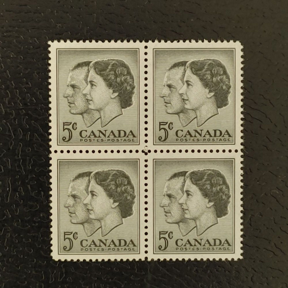 Block of four Canada, Mi.321 (SG 500), MNH Block of four Canada, Mi.321 (SG 500), MNH