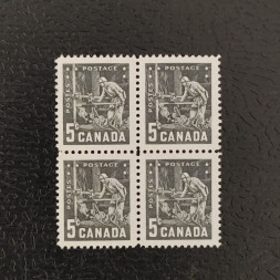Čtyřblok Kanada, Mi.320 (SG 499)** Čtyřblok Kanada, Mi.320 (SG 499)**