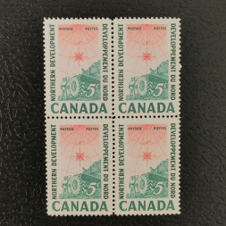 Čtyřblok Kanada, Mi.338 (SG 517)**