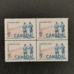 Čtyřblok Kanada, Mi.341 (SG 520)**