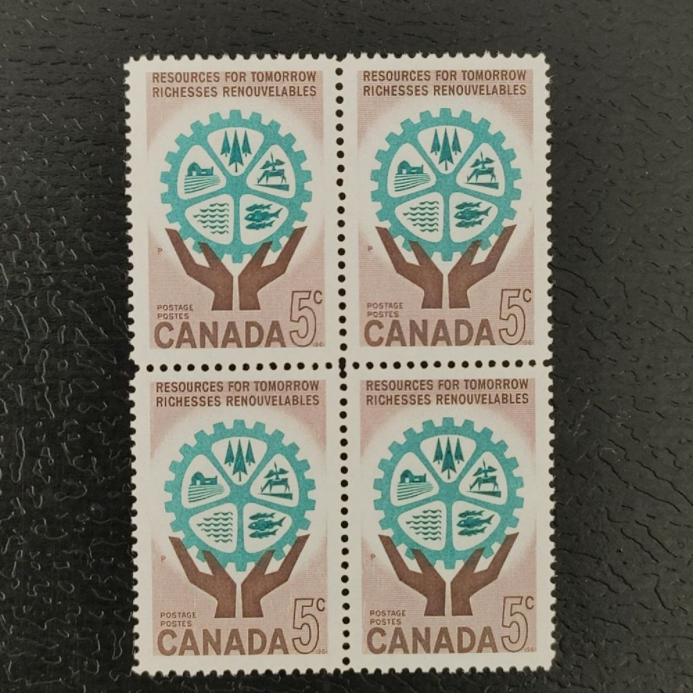 Čtyřblok Kanada, Mi.342 (SG 521)** Čtyřblok Kanada, Mi.342 (SG 521)**