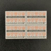 Čtyřblok Kanada, Mi.347 (SG 526)** Čtyřblok Kanada, Mi.347 (SG 526)**