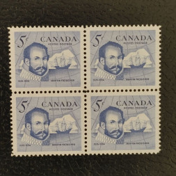 Čtyřblok Kanada, Mi.355 (SG 537)**