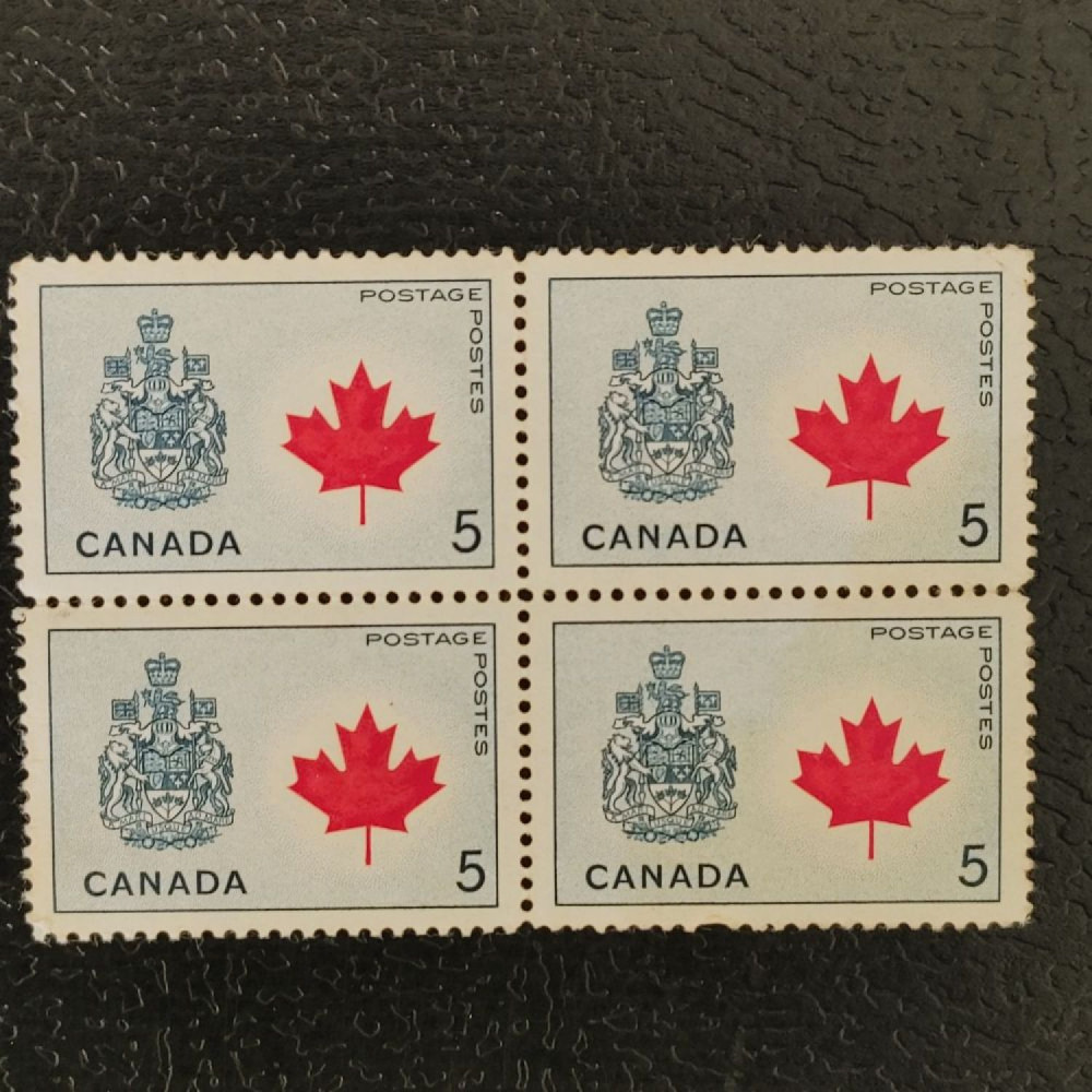 Block of four Canada, Mi.374 (SG 555), MNH Block of four Canada, Mi.374 (SG 555), MNH