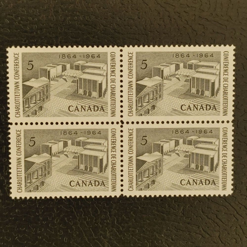 Čtyřblok Kanada, Mi.376 (SG 557)** Čtyřblok Kanada, Mi.376 (SG 557)**