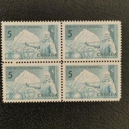 Čtyřblok Kanada, Mi.382 (SG 563)** Čtyřblok Kanada, Mi.382 (SG 563)**