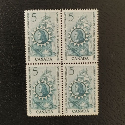 Čtyřblok Kanada, Mi.390 (SG 571)** Čtyřblok Kanada, Mi.390 (SG 571)**