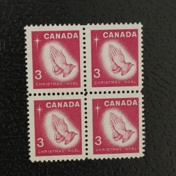 Čtyřblok Kanada, Mi.395Ax (SG 576)** Čtyřblok Kanada, Mi.395Ax (SG 576)**