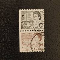 Block of stamps Canada, Mi.398Ax (SG 579), Used # Block of stamps Canada, Mi.398Ax (SG 579), Used #