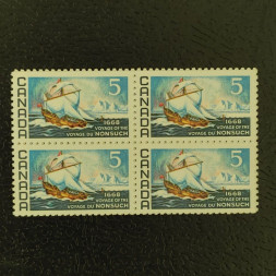 Čtyřblok Kanada, Mi.423 (SG 624)** Čtyřblok Kanada, Mi.423 (SG 624)**