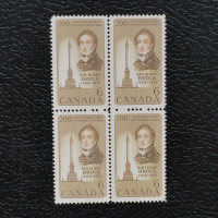Block of four Canada, Mi.443 (SG 643), MNH