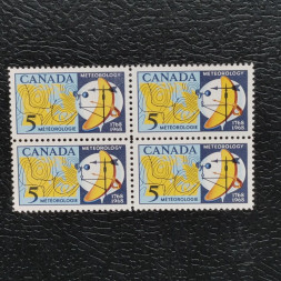 Čtyřblok Kanada, Mi.420 (SG 621)** Čtyřblok Kanada, Mi.420 (SG 621)**