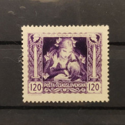 Známka ČSR, Pof.32B(*), 120h Známka ČSR, Pof.32B(*), 120h