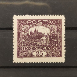 Známka ČSR, Pof.11F*, 25H
